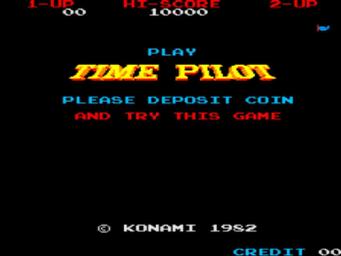 Изображение игры: Time Pilot