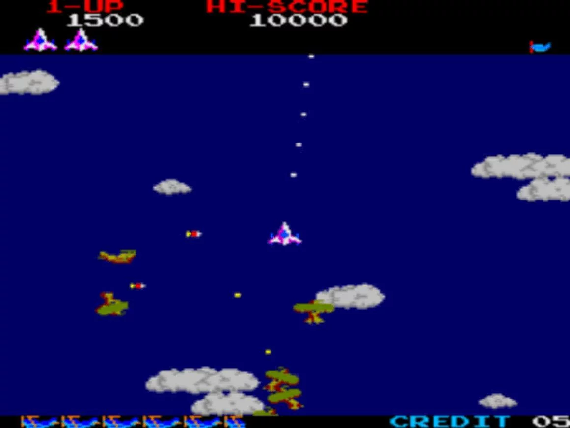 Изображение игры: Time Pilot