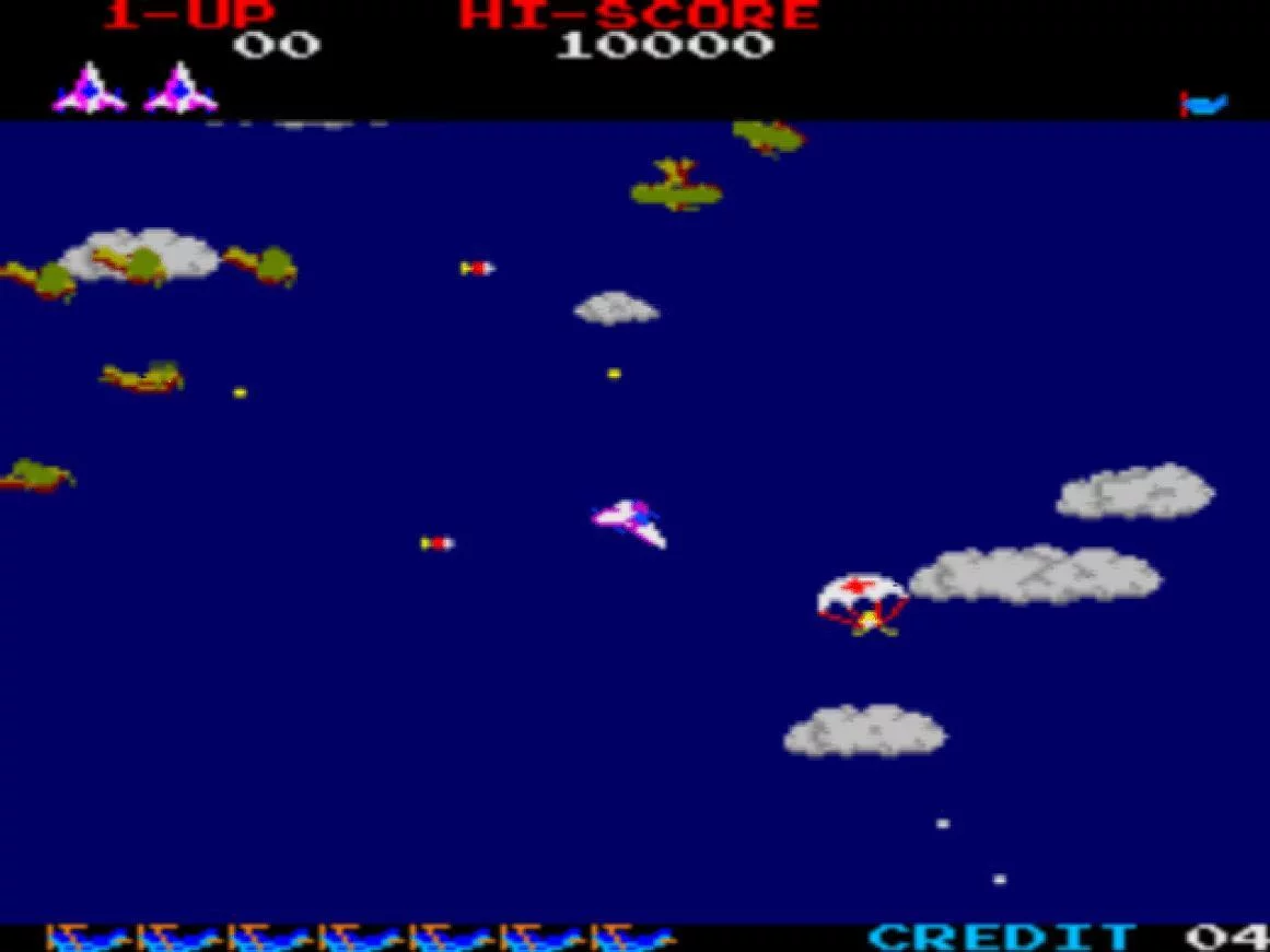Изображение игры: Time Pilot