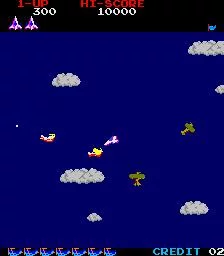 Изображение игры: Time Pilot (1982)