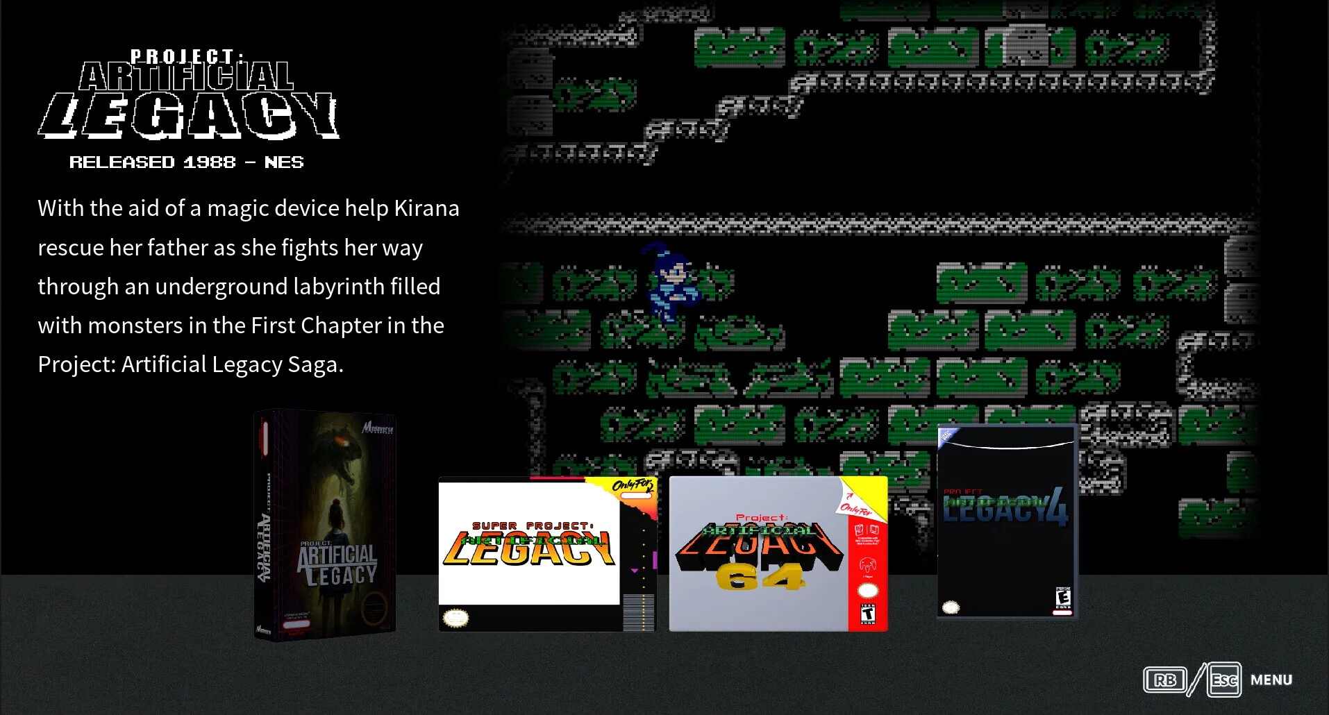 Изображение игры: Project: Artificial Legacy Saga