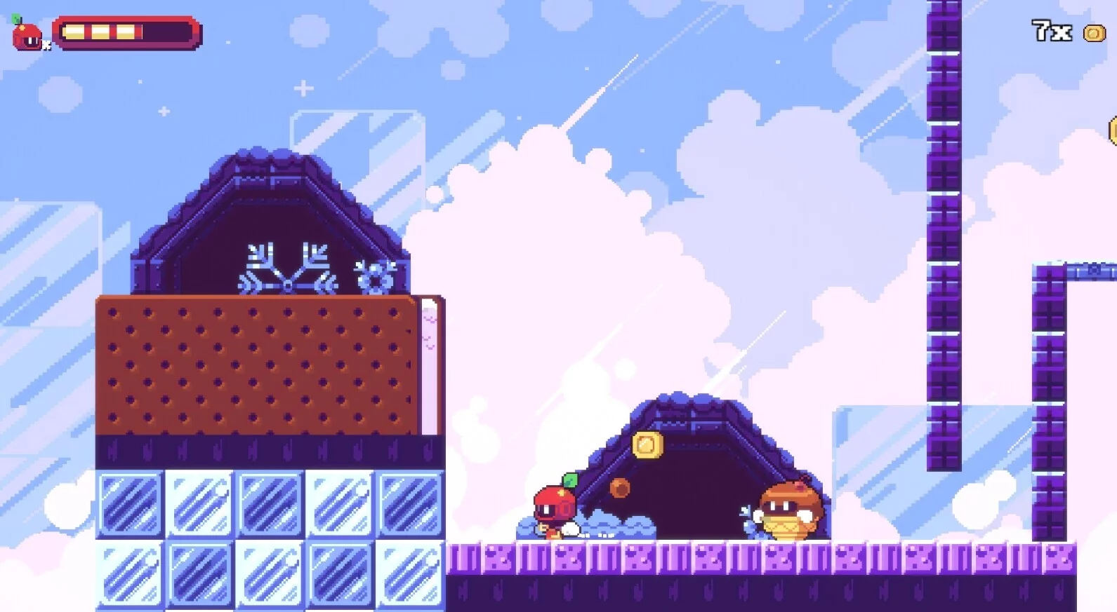 Изображение игры: Adventure Apple Robots
