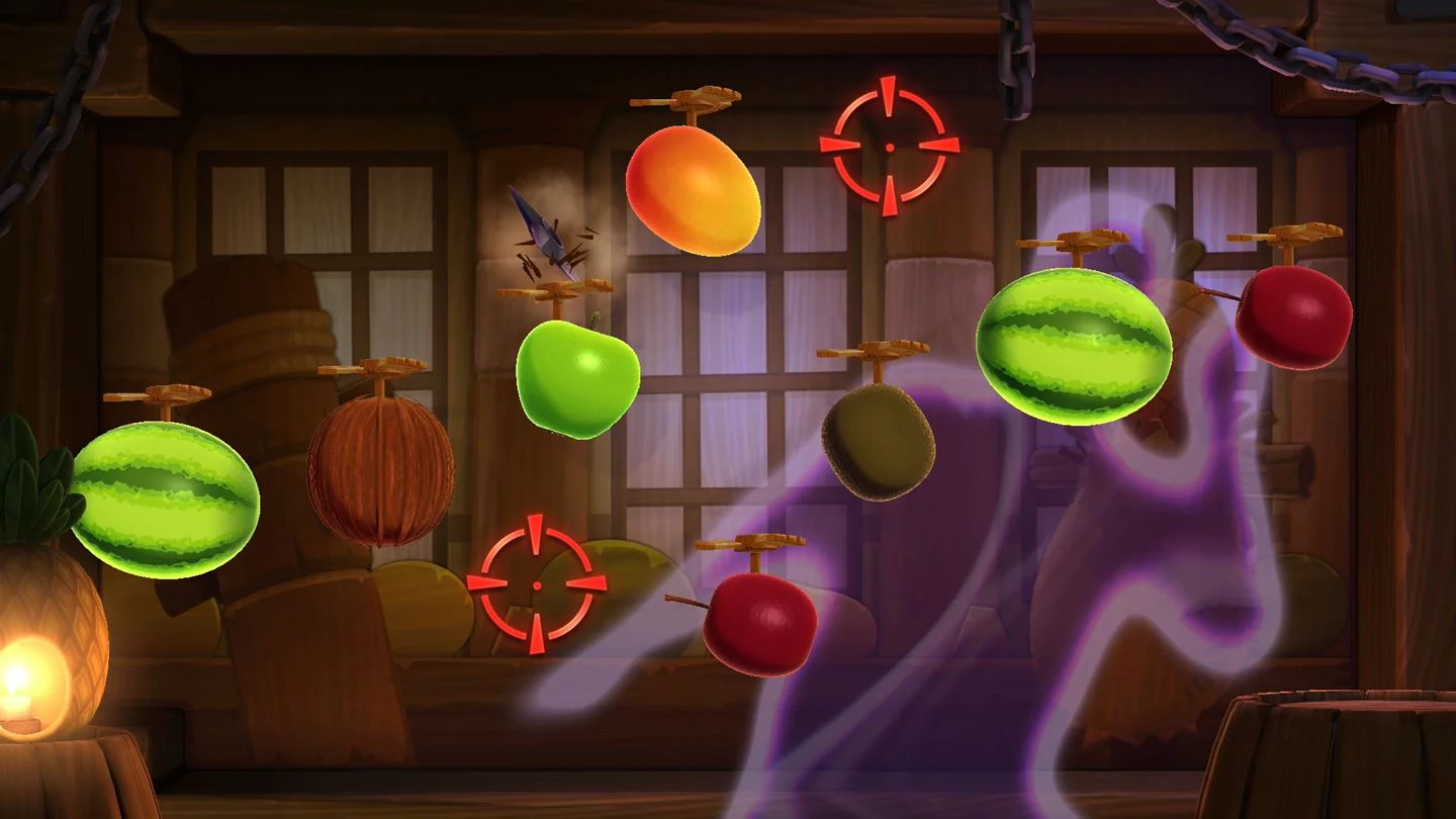 Изображение игры: Fruit Ninja Kinect 2