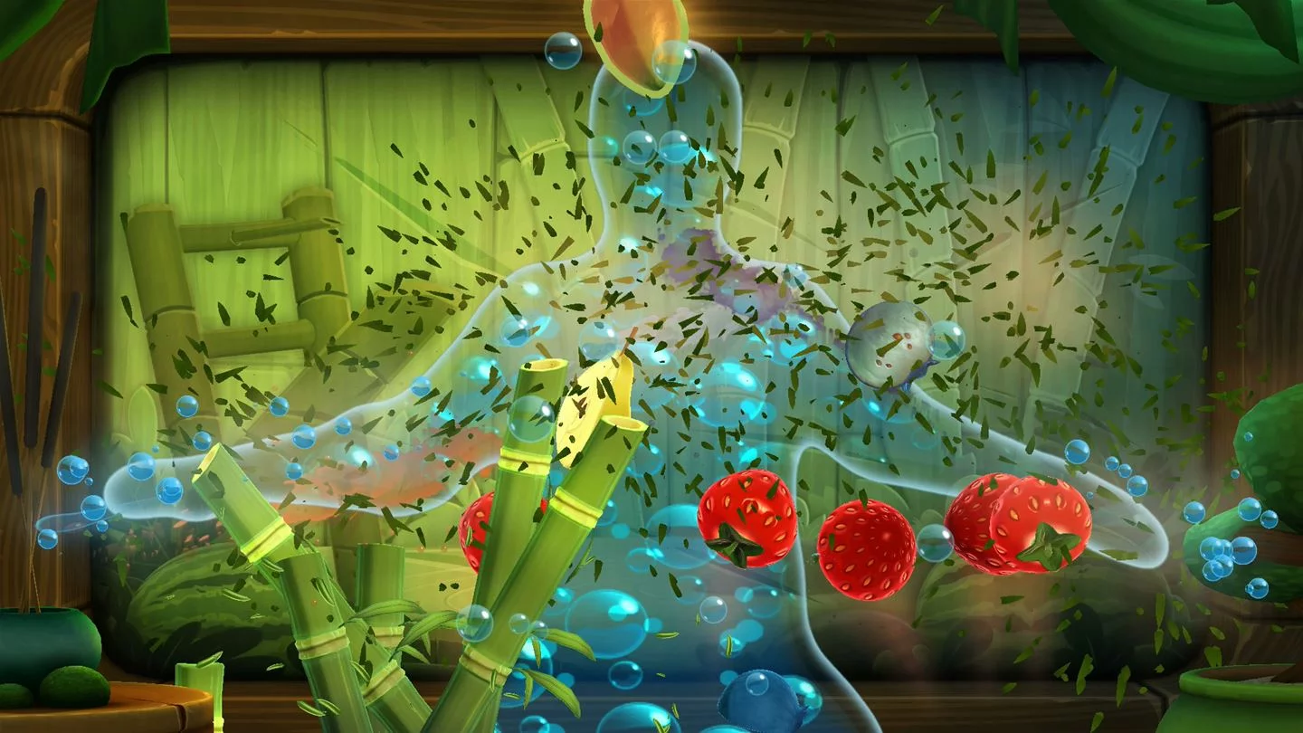 Изображение игры: Fruit Ninja Kinect 2