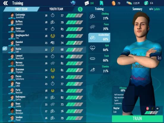 Изображение игры: Live Cycling Manager Pro 2023