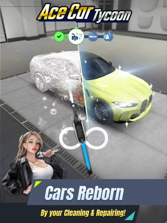 Изображение игры: Ace Car Tycoon