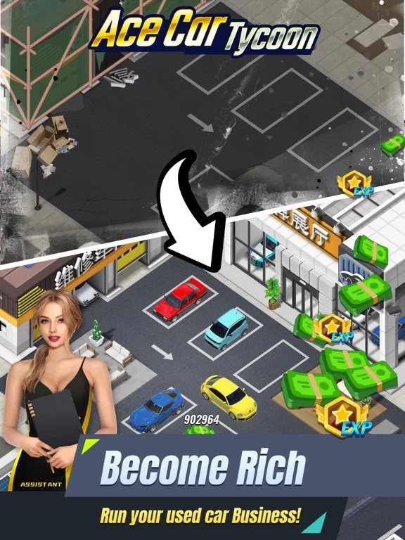 Изображение игры: Ace Car Tycoon