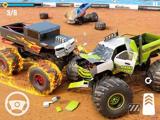 Изображение игры: Monster Truck Racing Stunt