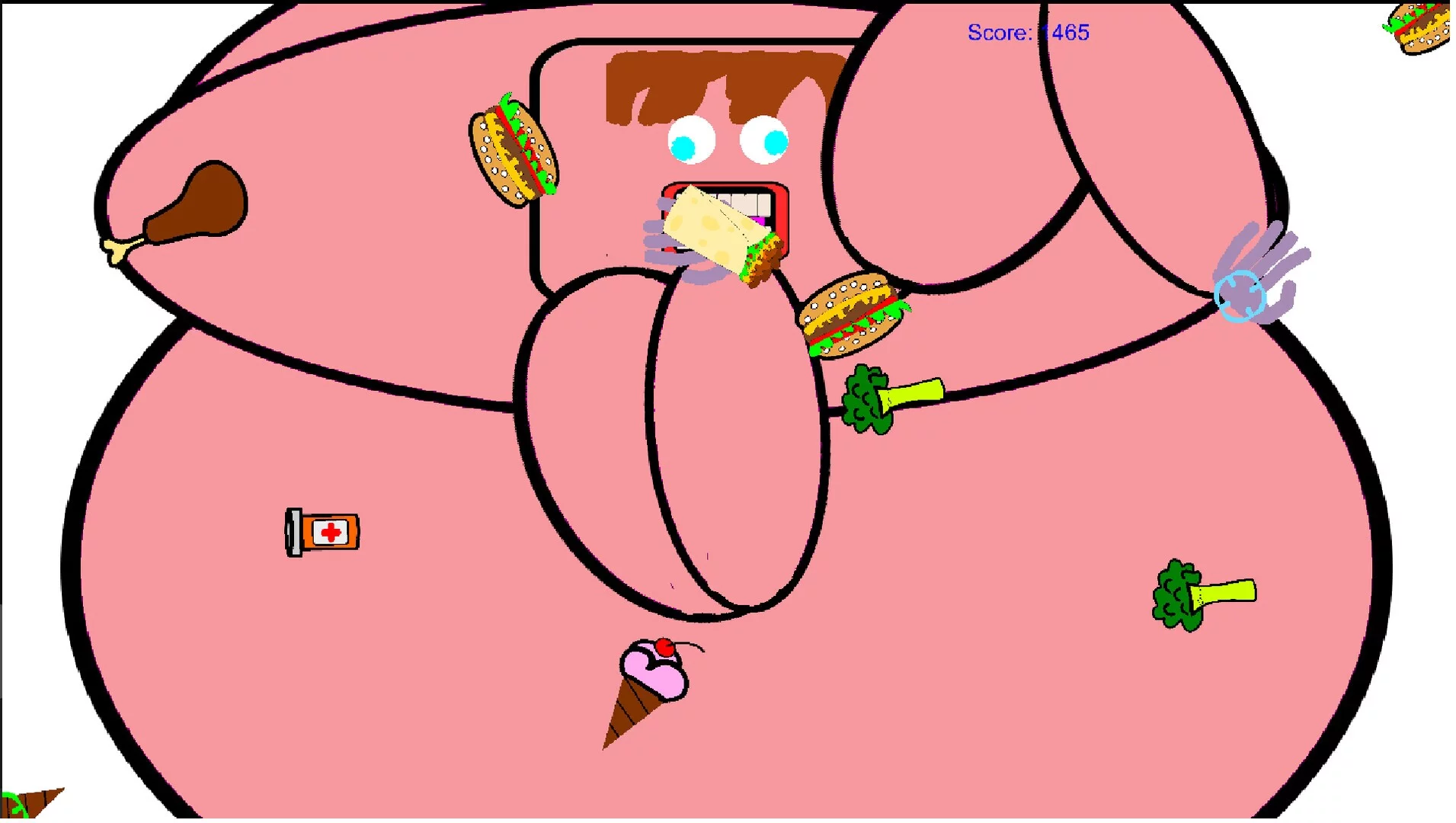 Изображение игры: Obesity Simulator