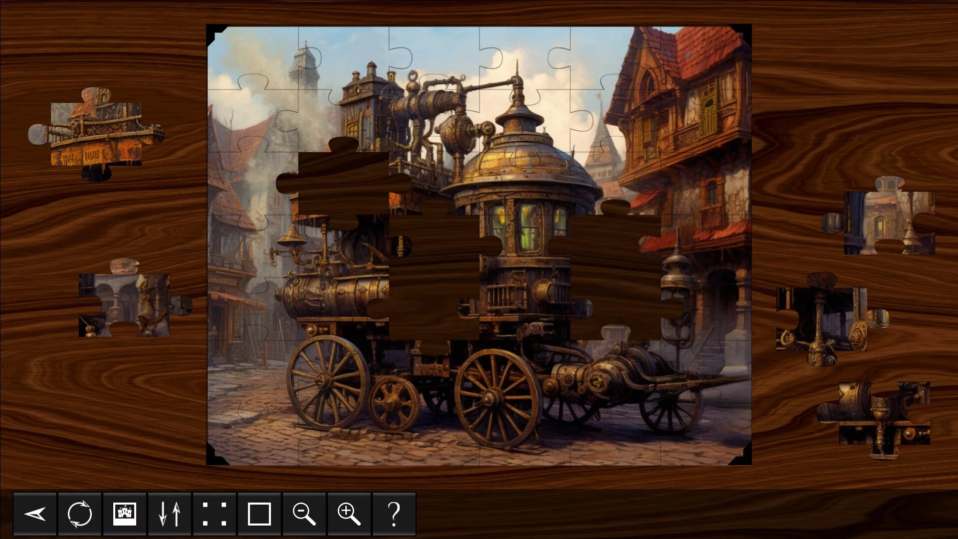 Изображение игры: Steampunk Jigsaw Puzzles