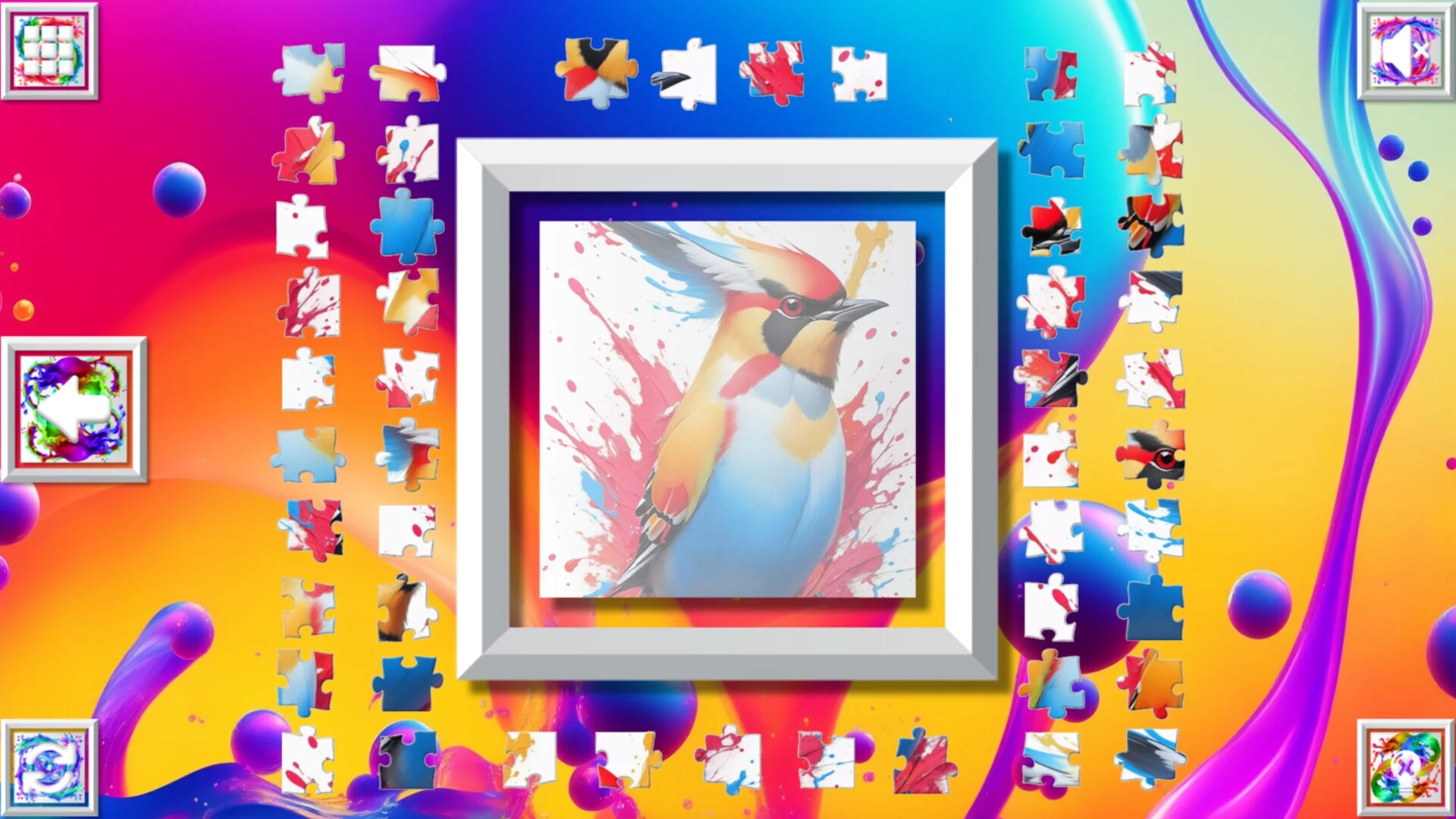 Изображение игры: Color Splash: Birds