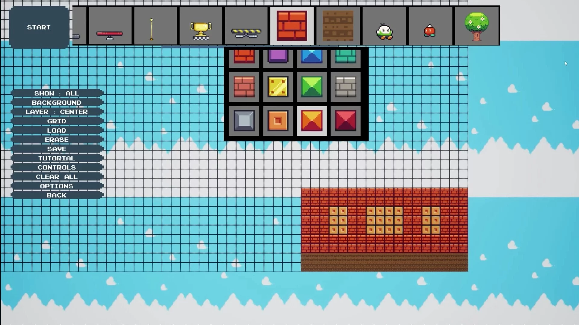 Изображение игры: Platform Game Maker