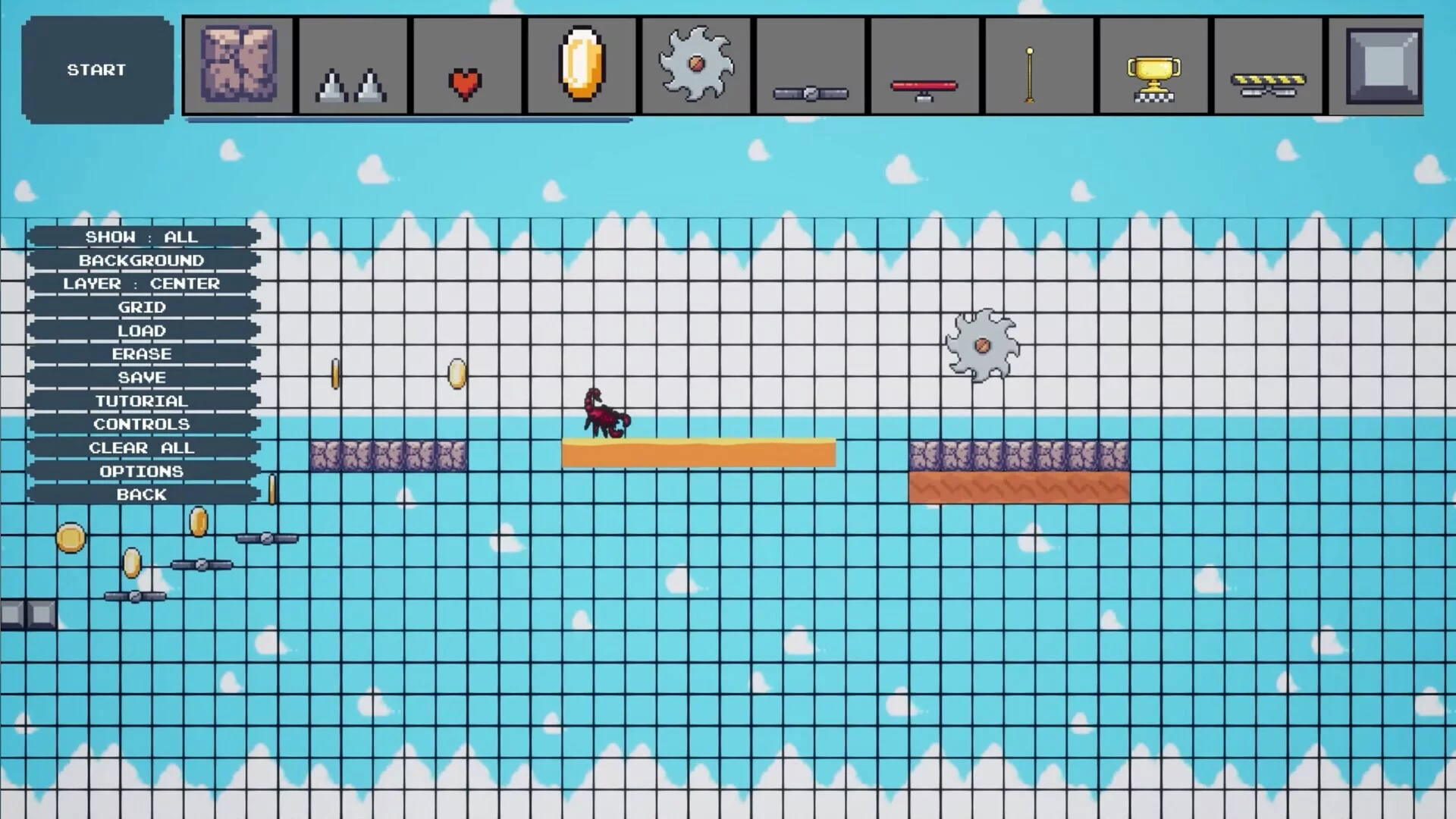 Изображение игры: Platform Game Maker