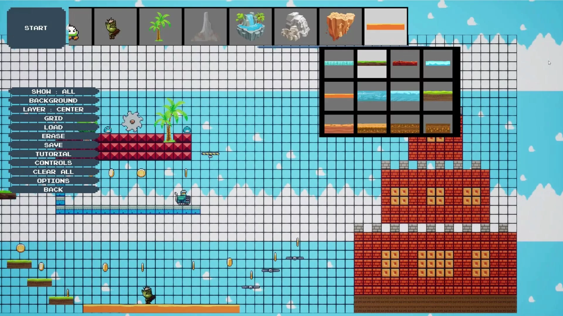 Изображение игры: Platform Game Maker