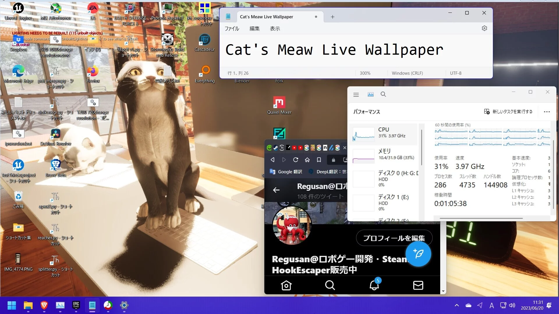 Изображение игры: Cat's Meow Live Wallpaper
