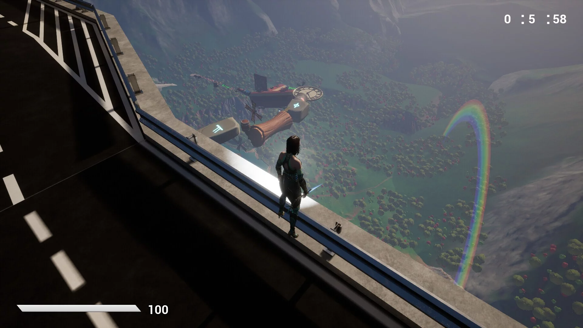 Изображение игры: 只有向下 Only Down