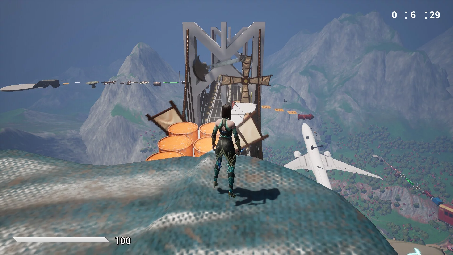 Изображение игры: 只有向下 Only Down