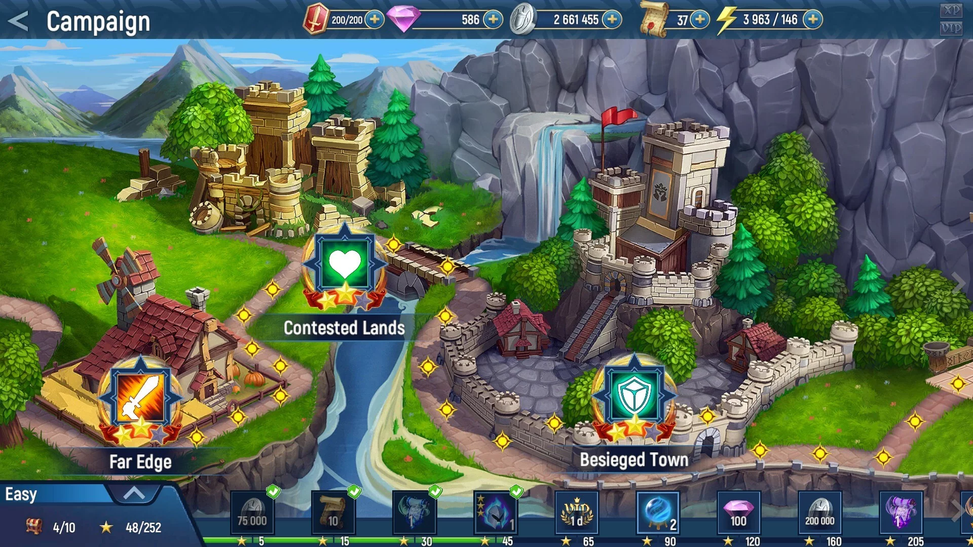 Изображение игры: Warlords: Age of Shadow Magic Tactical Action RPG