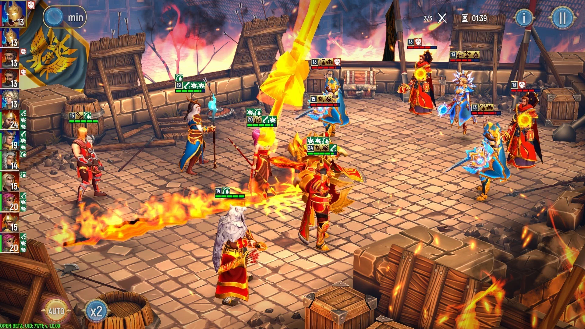 Изображение игры: Warlords: Age of Shadow Magic Tactical Action RPG
