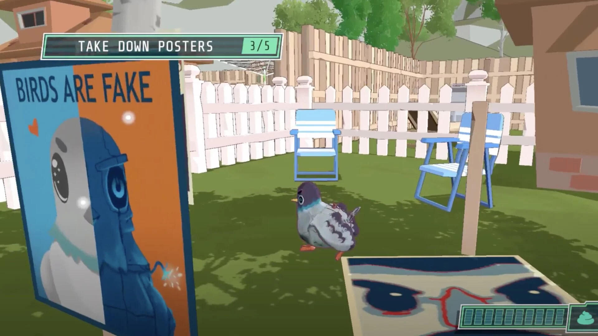 Изображение игры: Birds Aren't Real: The Game