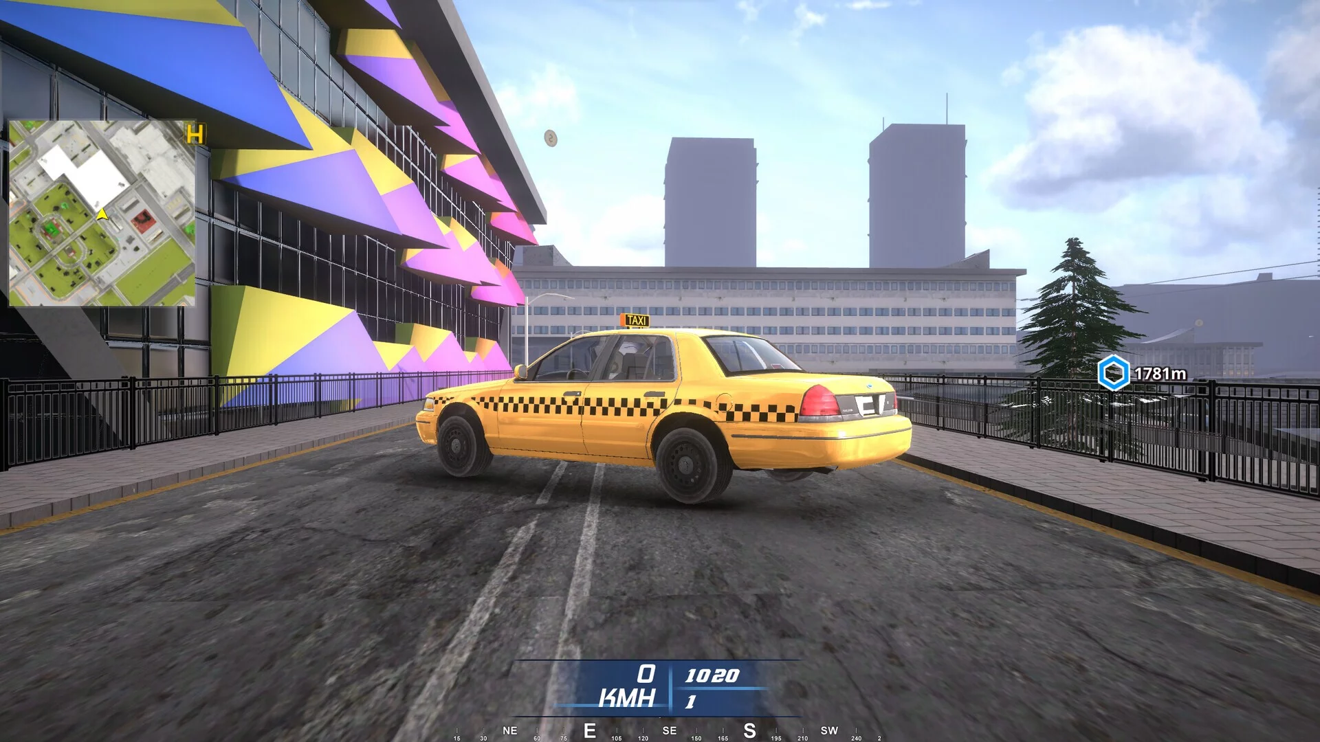 Изображение игры: Taxi Simulator in City