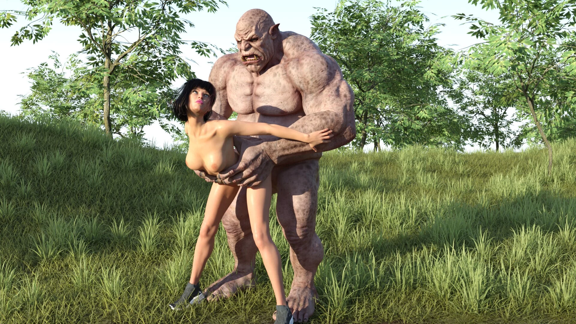 Изображение игры: Sex with Ogre 😈🍆👩