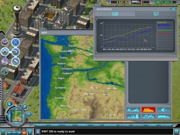 Изображение игры: Hard Truck Tycoon