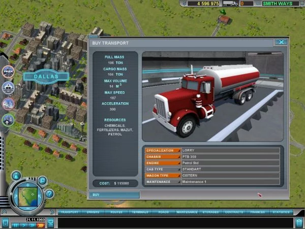 Изображение игры: Hard Truck Tycoon