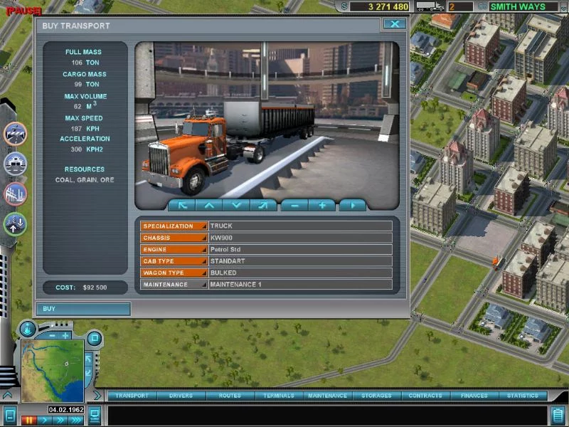 Изображение игры: Hard Truck Tycoon