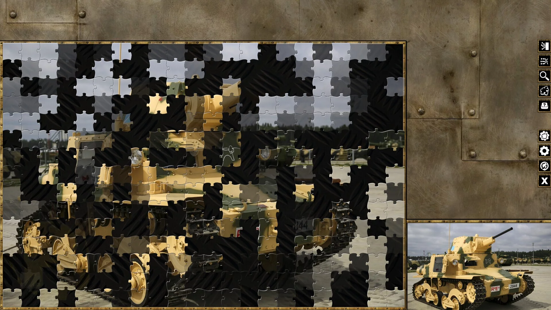 Изображение игры: Pixel Puzzles World War II Jigsaws