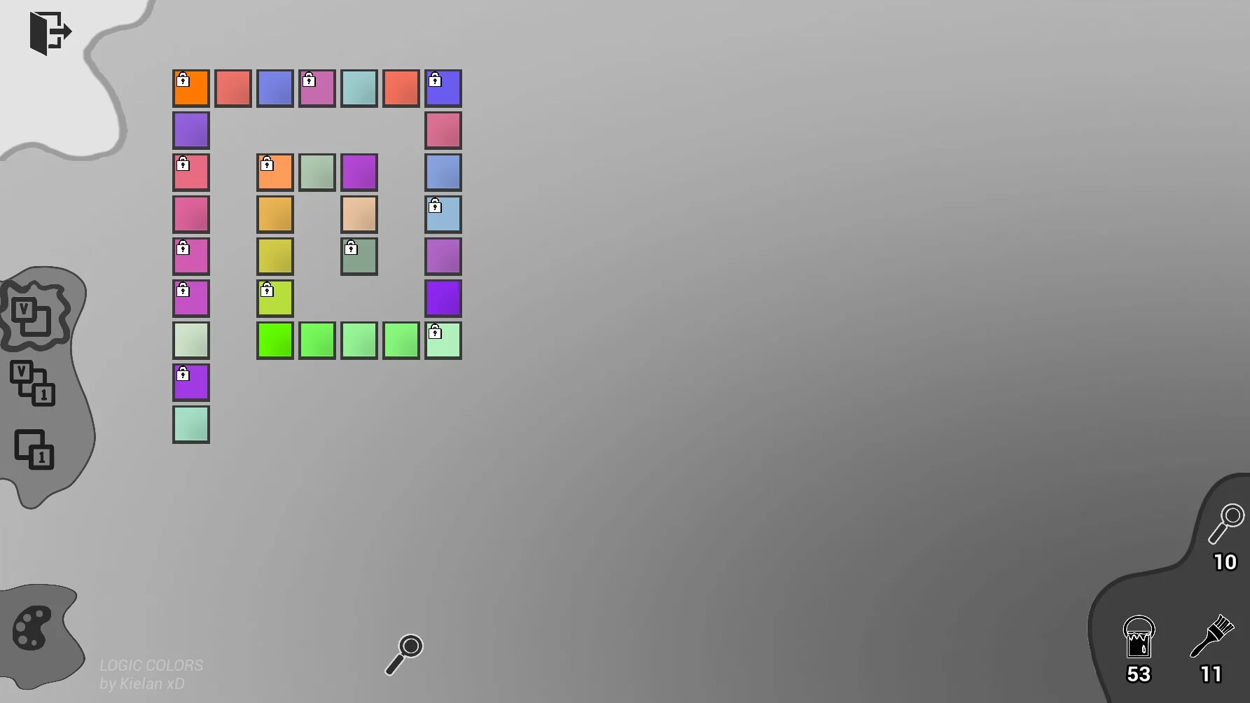 Изображение игры: Logic Colors
