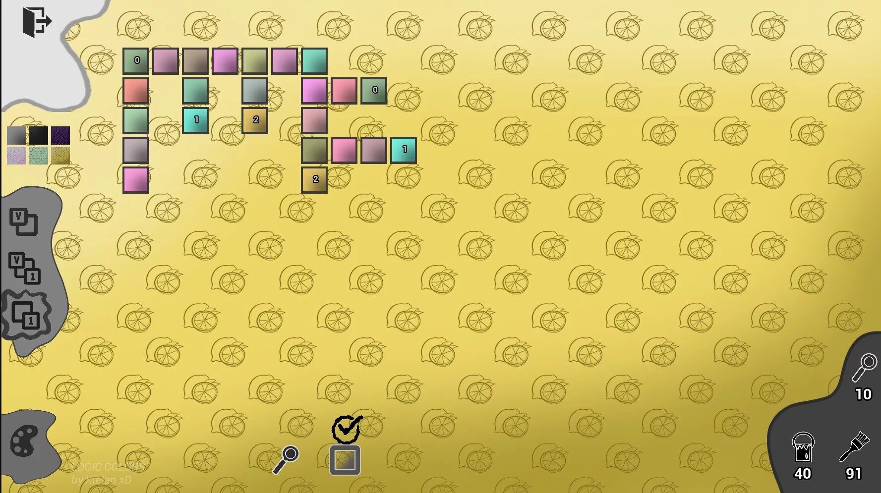Изображение игры: Logic Colors