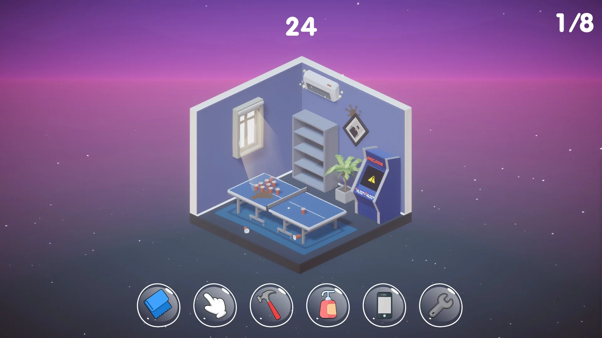 Изображение игры: Room cleaning
