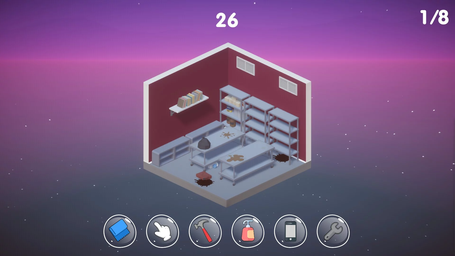 Изображение игры: Room cleaning