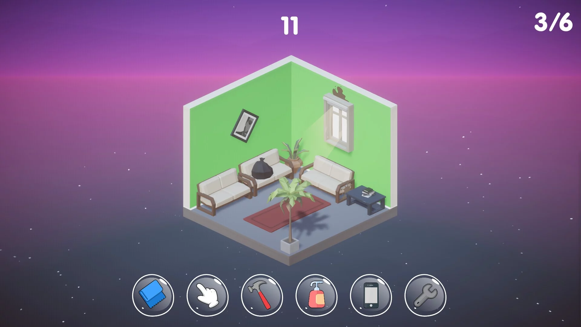 Изображение игры: Room cleaning