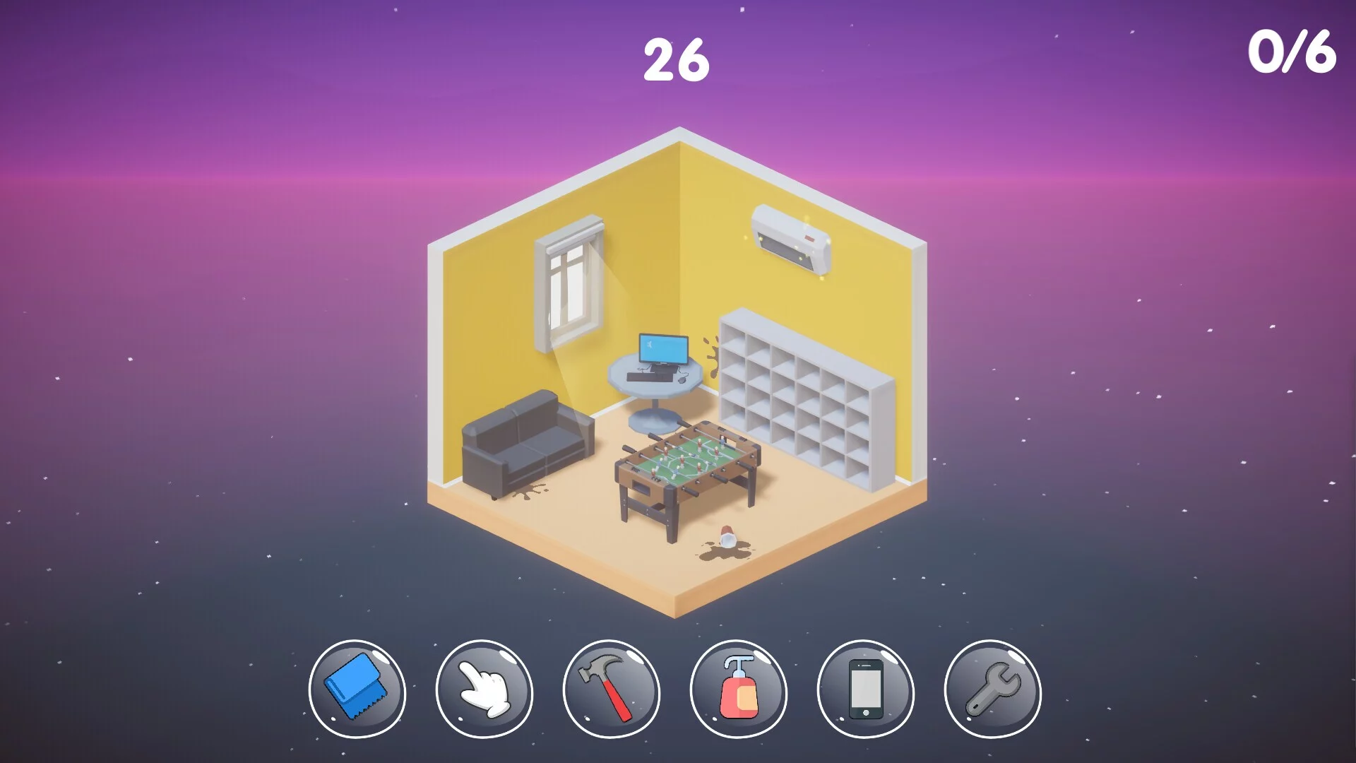 Изображение игры: Room cleaning