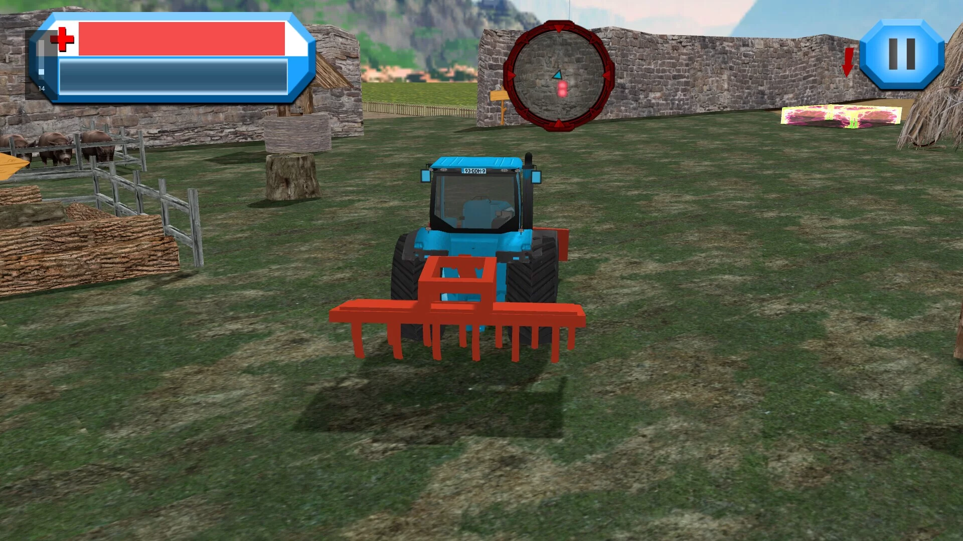 Изображение игры: Agriculture Tractor Sim
