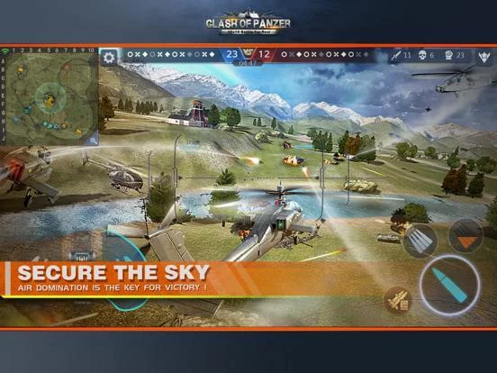 Изображение игры: Clash of Panzer