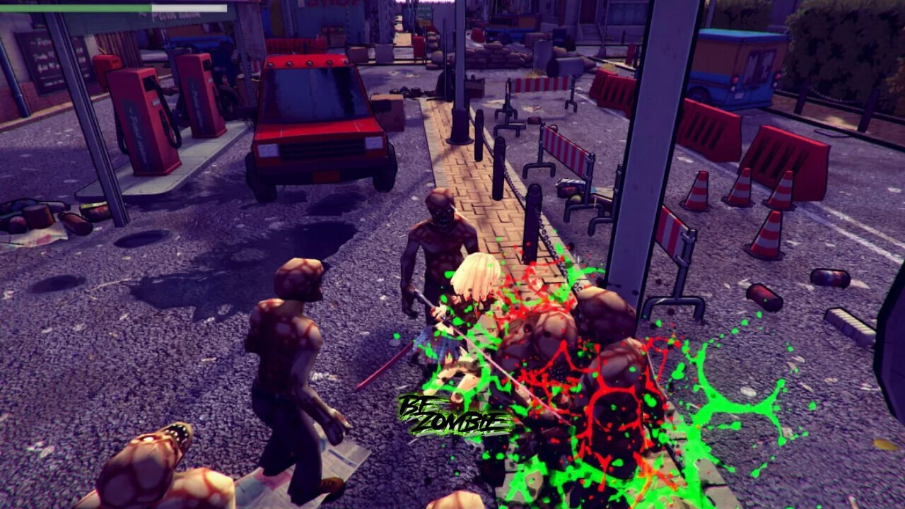 Изображение игры: BeZombie Anime Invasion