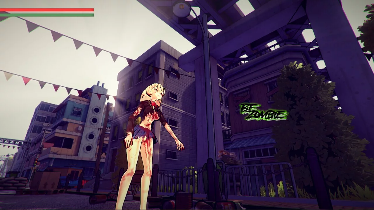 Изображение игры: BeZombie Anime Invasion