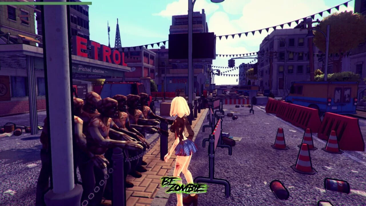 Изображение игры: BeZombie Anime Invasion
