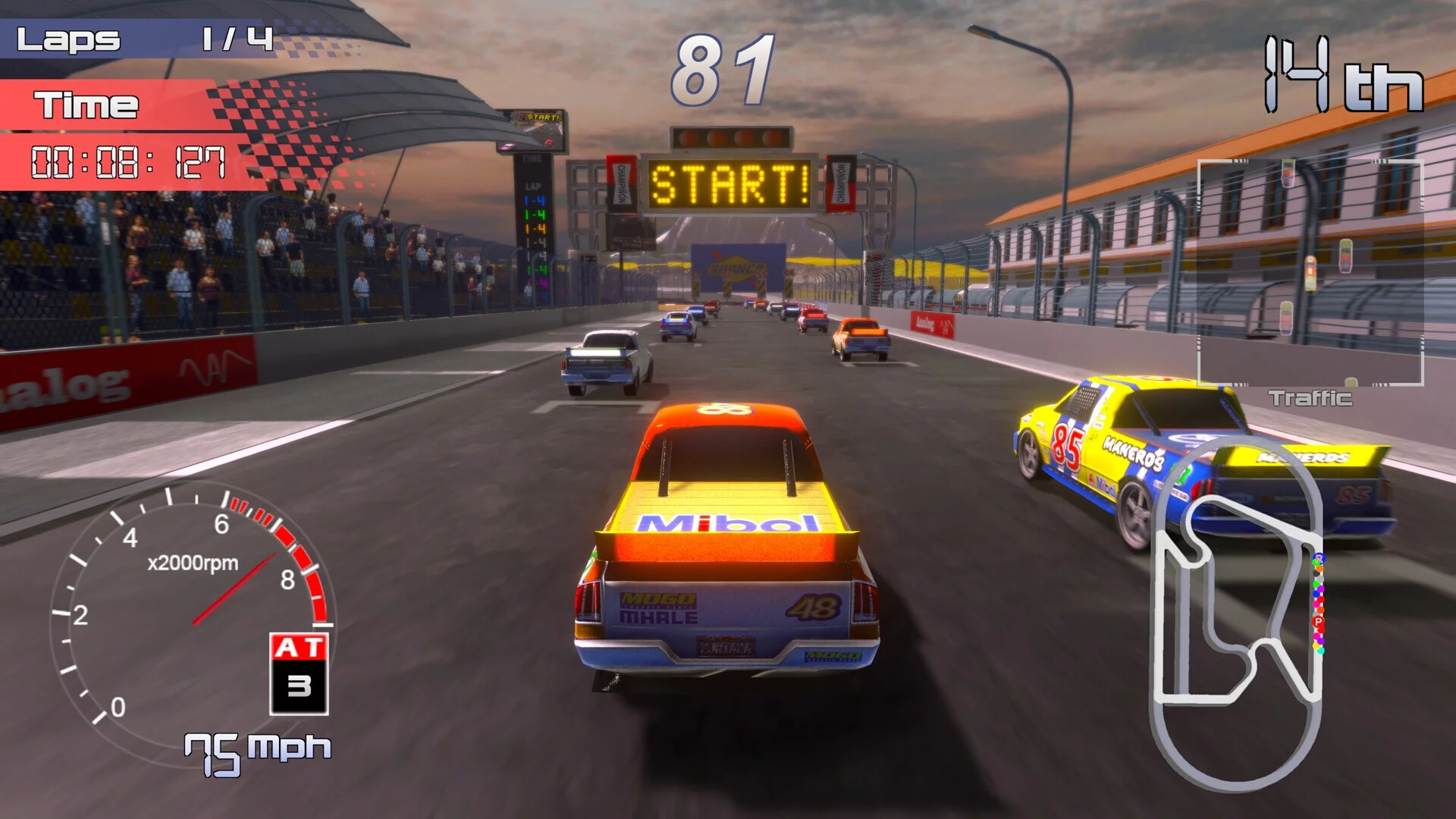 Изображение игры: Speed Truck Racing