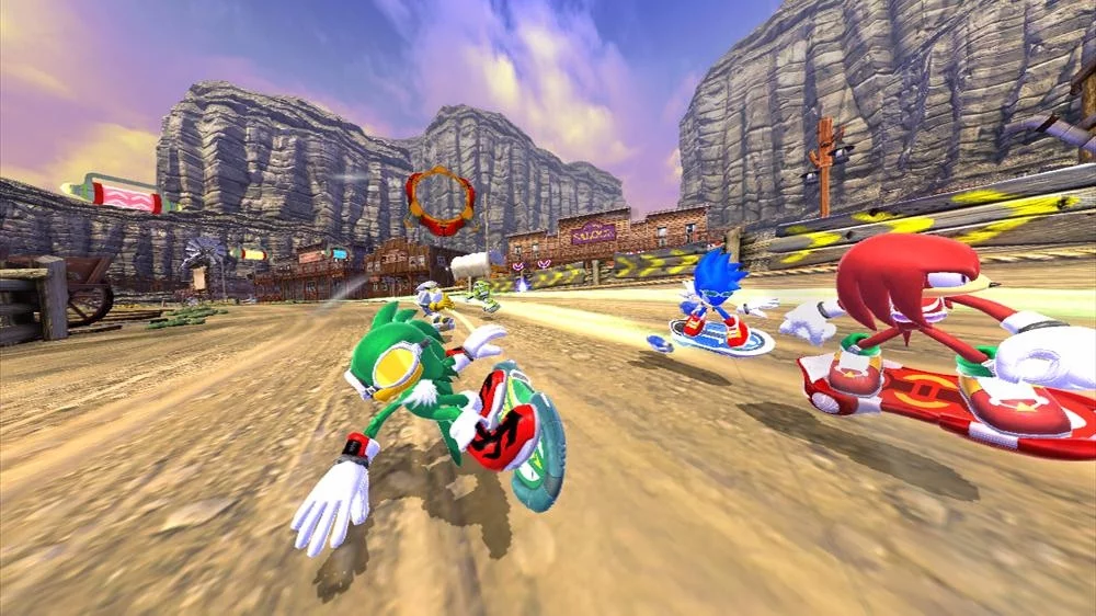 Изображение игры: SONIC FREE RIDERS
