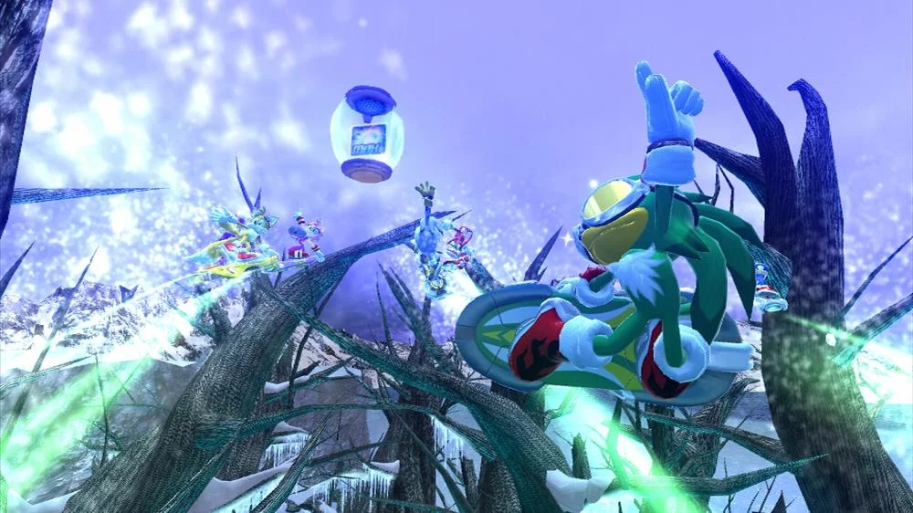 Изображение игры: SONIC FREE RIDERS