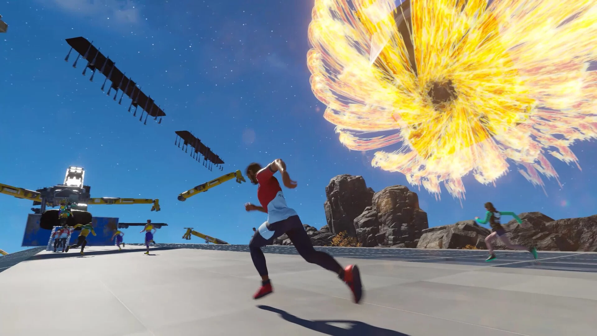 Изображение игры: RUSH: RUN UP SUPER HIGH