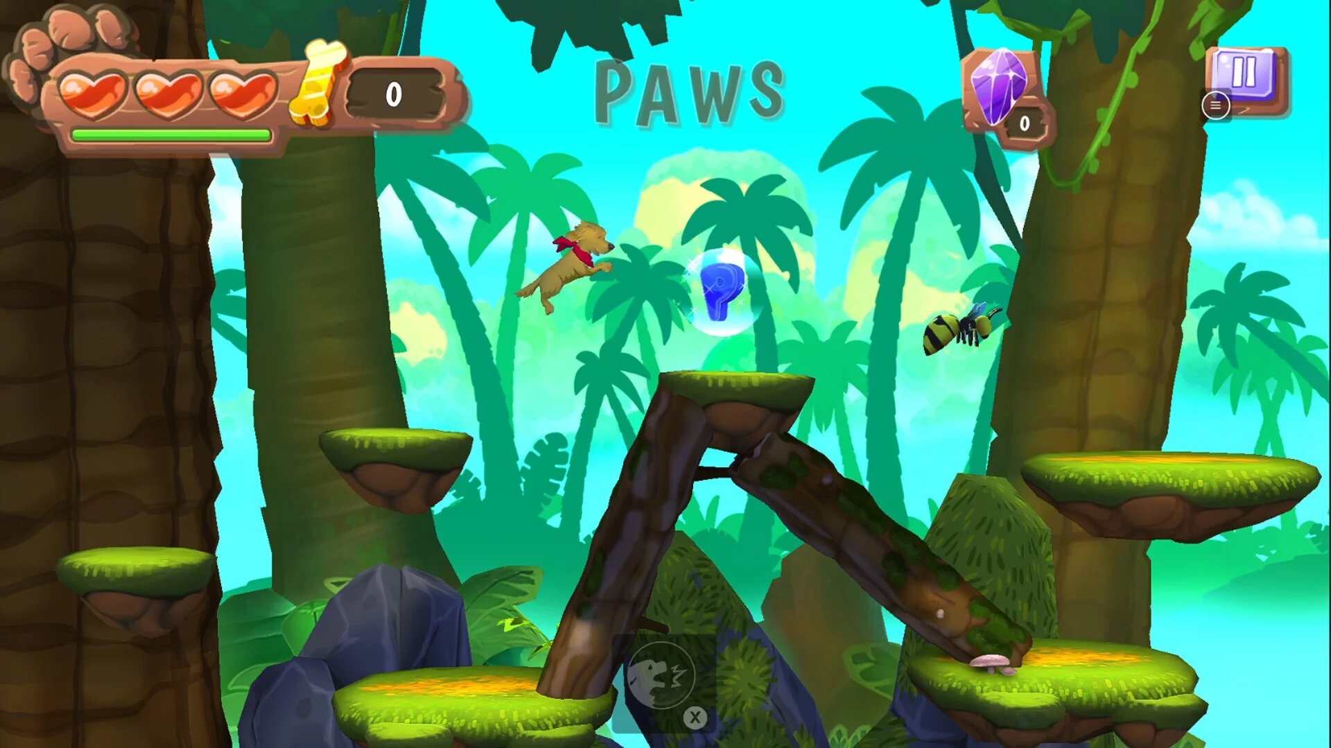 Изображение игры: Jumpy Paws - World Adventures