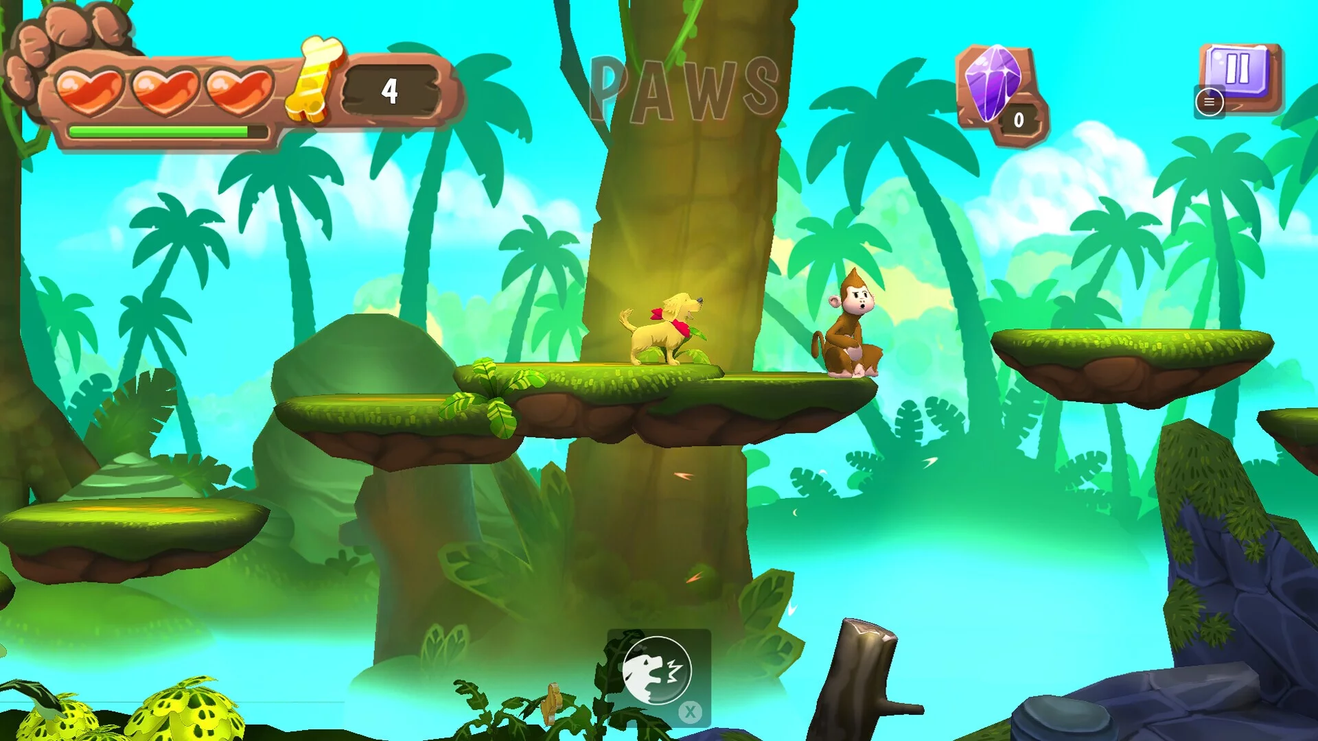 Изображение игры: Jumpy Paws - World Adventures