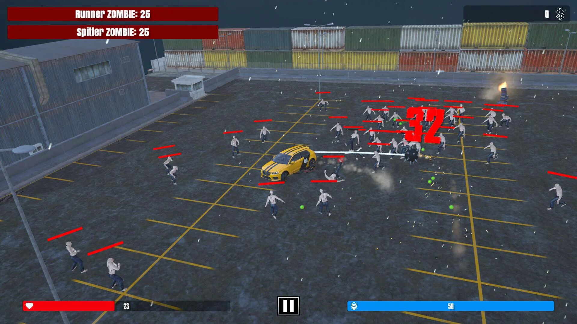 Изображение игры: Drift Cars Zombie Crusher
