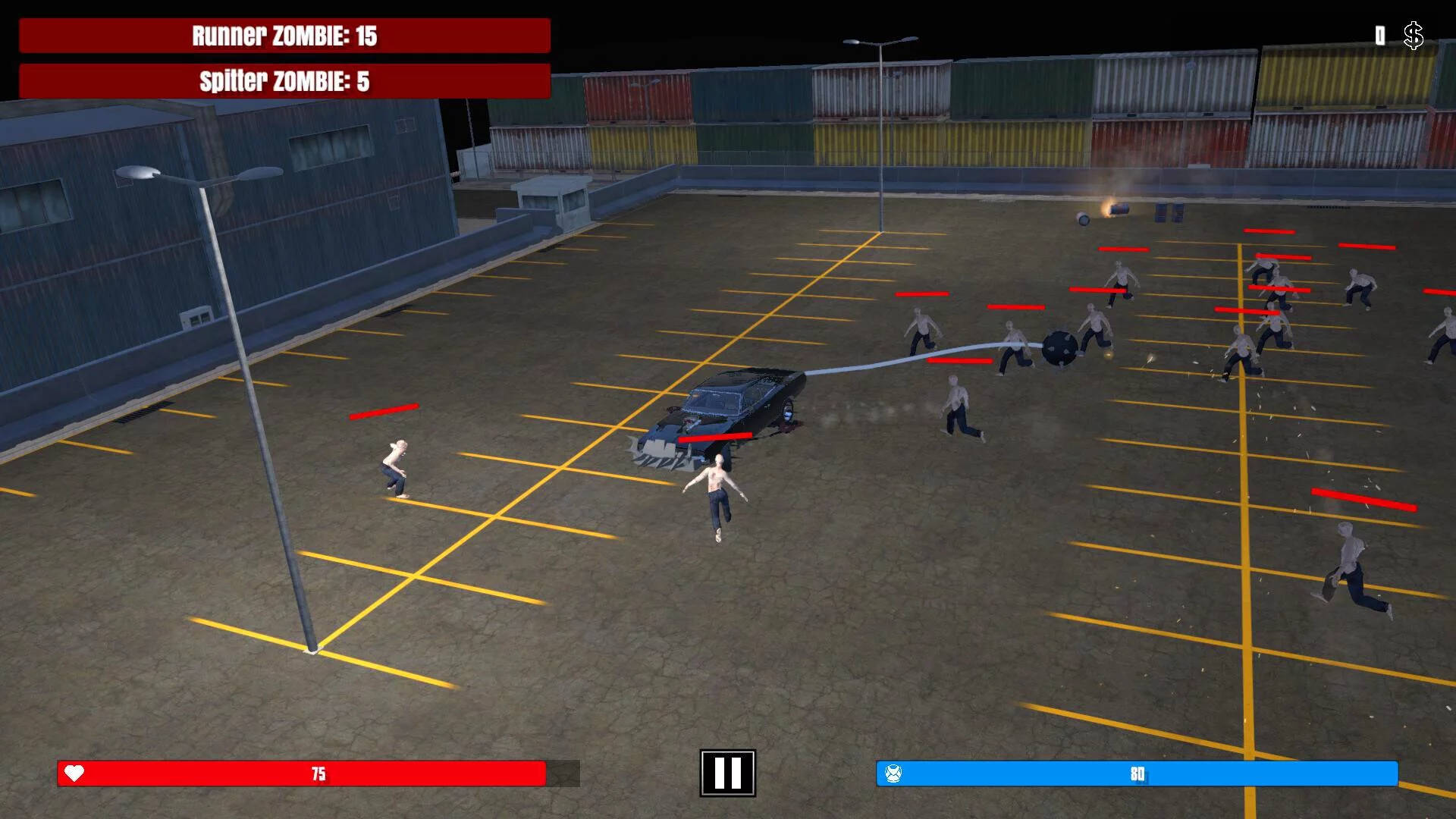 Изображение игры: Drift Cars Zombie Crusher