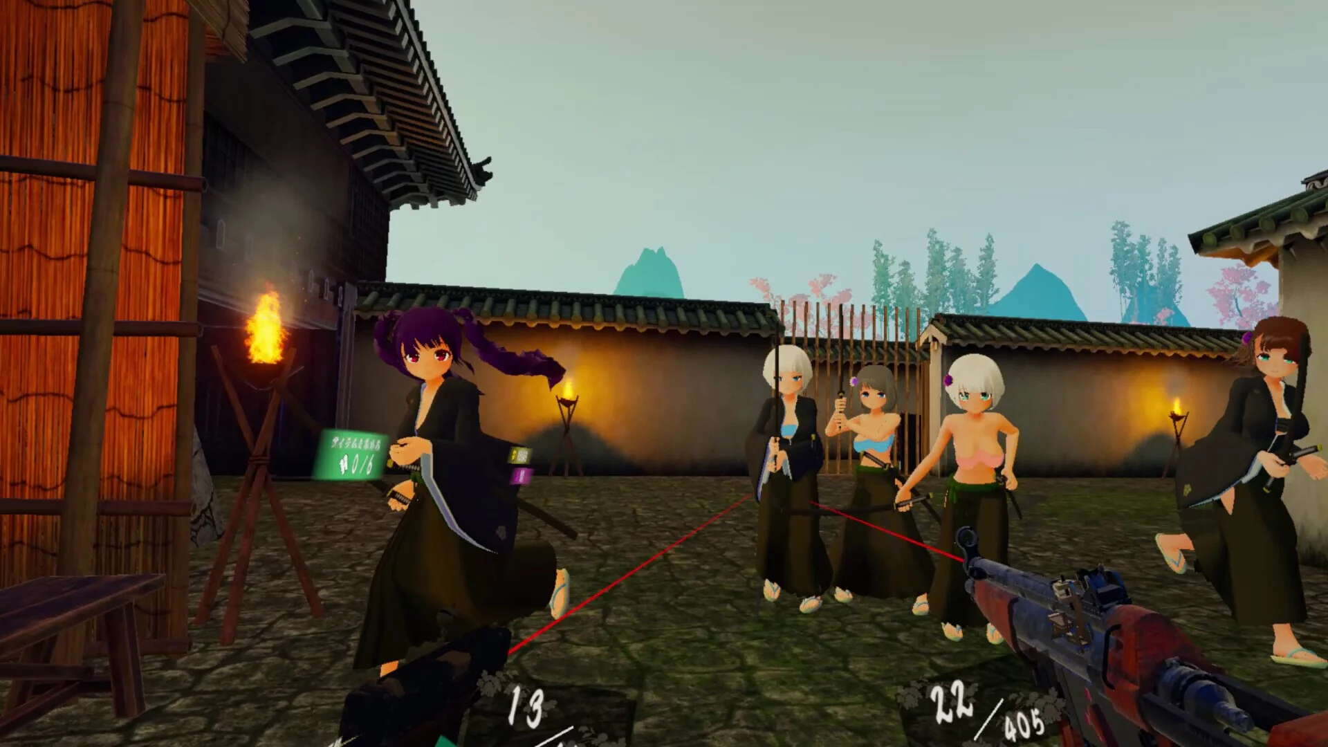 Изображение игры: Oedo Trigger VR!!